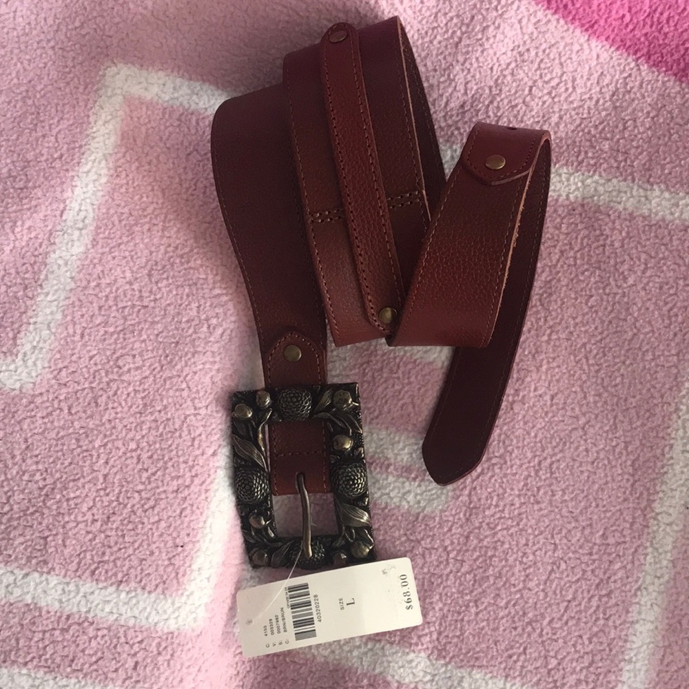 Anthropologie Women’s Brown Belt Size L